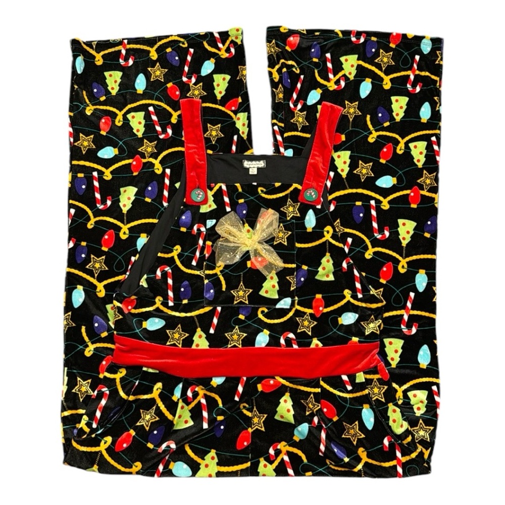 Eyeshadow Black and Red Festive Jumpsuit